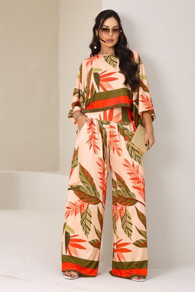 FotoCalça Pantalona Celeste