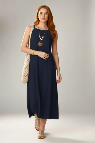 Looks femininos com vestido longo regata