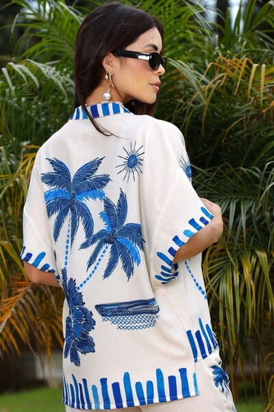 Foto Kimono Tecido Plano estampa EXCLUSIVA