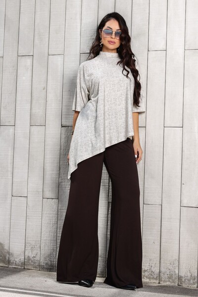 FotoBlusa Livia com golinha assimétrica em malha