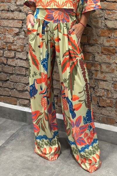 Foto Pantalona Celeste Tecido Fluity