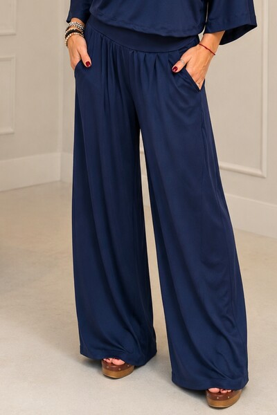 Foto Pantalona Celeste Tecido Fluity