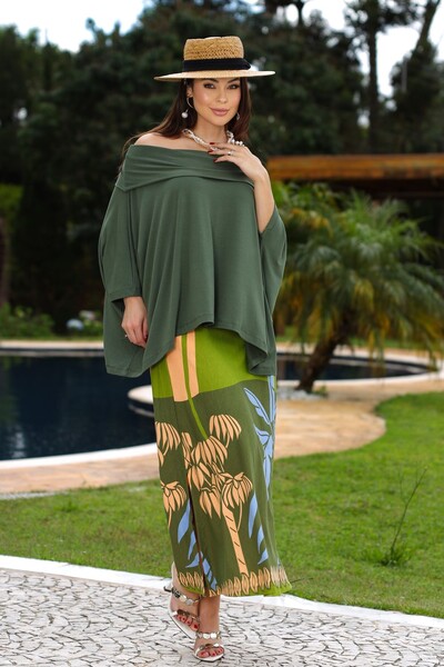 Foto Saia Midi em malha Nara