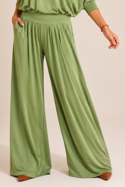 Foto Pantalona Celeste Tecido Fluity