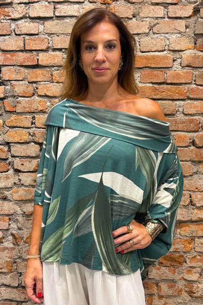 Foto Blusa Ombro a Ombro Areta Estampada