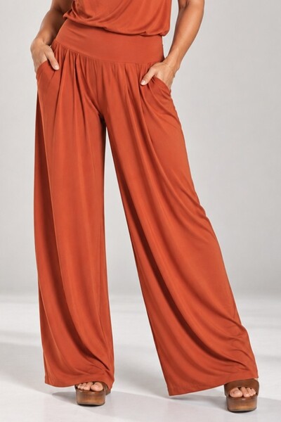 Foto Pantalona Celeste Tecido Fluity