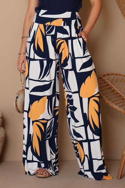 Foto Calça Pantalona Sublime em Malha Crepiada