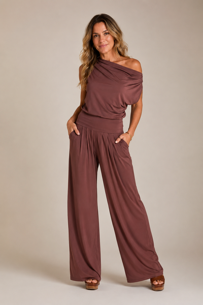 Foto Pantalona Celeste Tecido Fluity