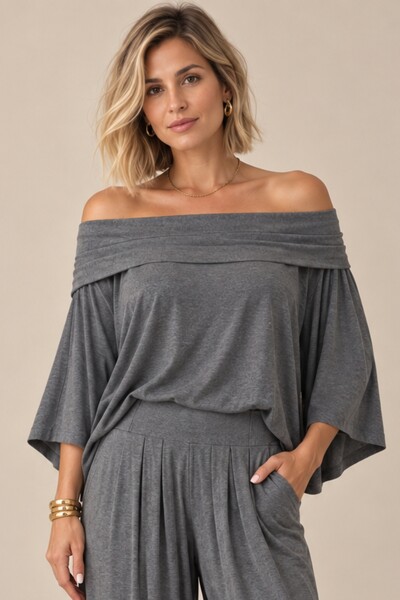 Foto Blusa Ombro a Ombro Areta