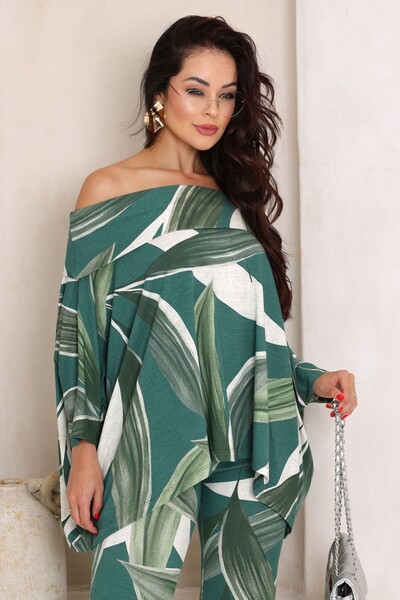 Foto Blusa Ombro a Ombro Areta Estampada