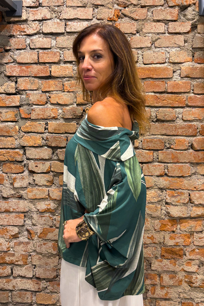 FotoBlusa Ombro a Ombro Areta Estampada