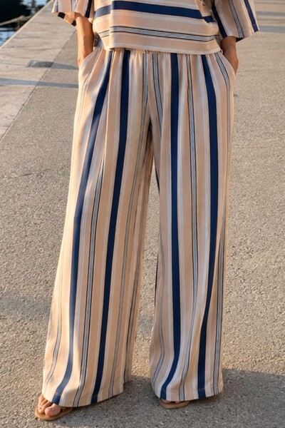 Foto Pantalona Celeste Tecido Fluity