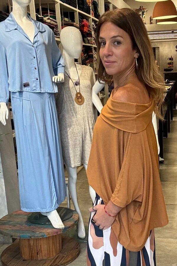 Blusa Ombro a Ombro Areta