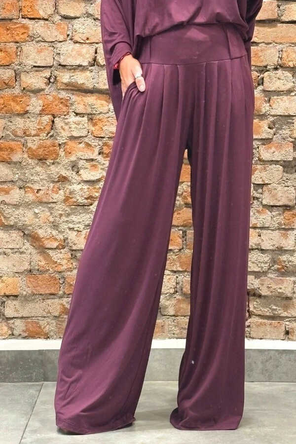 Calça Pantalona Lisa