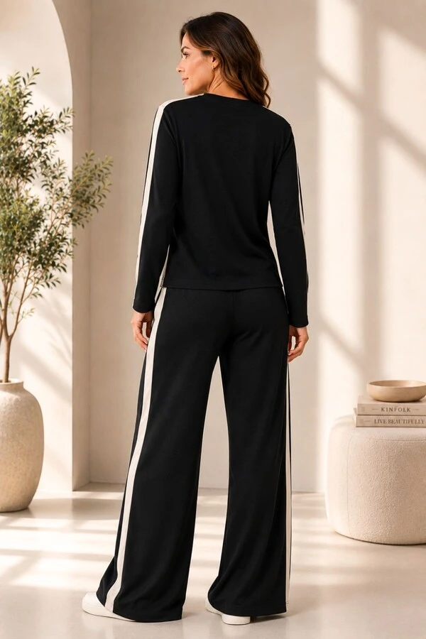 Blusa em Moletinho com faixa lateral June