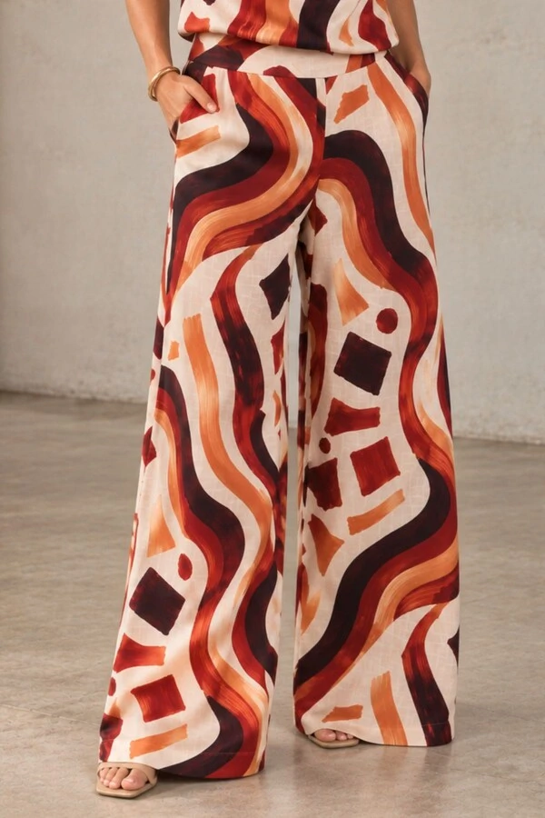 Calça Pantalona Maia em Fluity