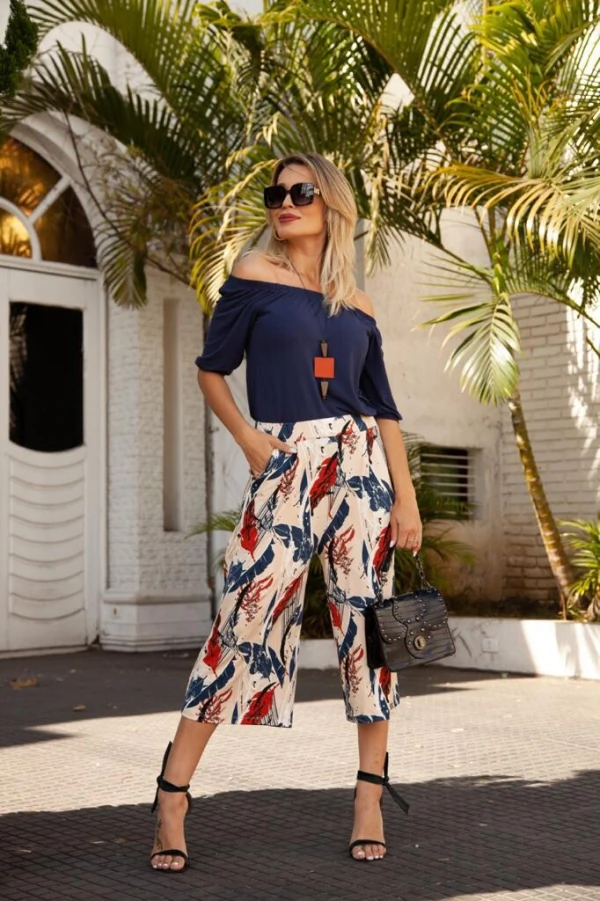 Pantacourt Estampada