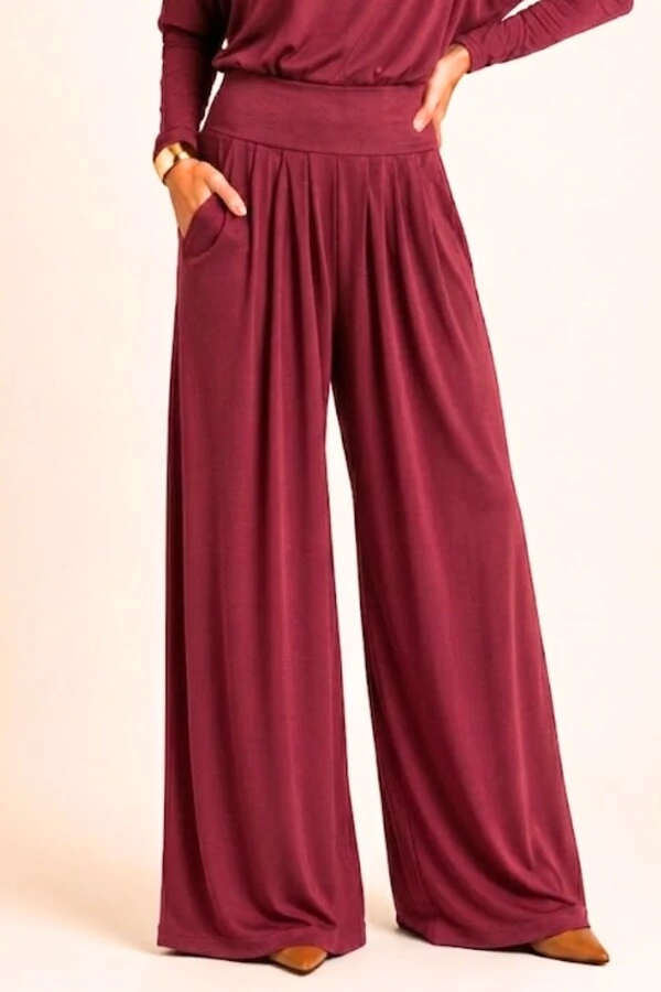 Pantalona Celeste Tecido Fluity