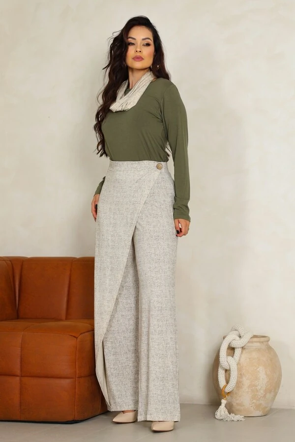 Calça Valentina com Sobreposição