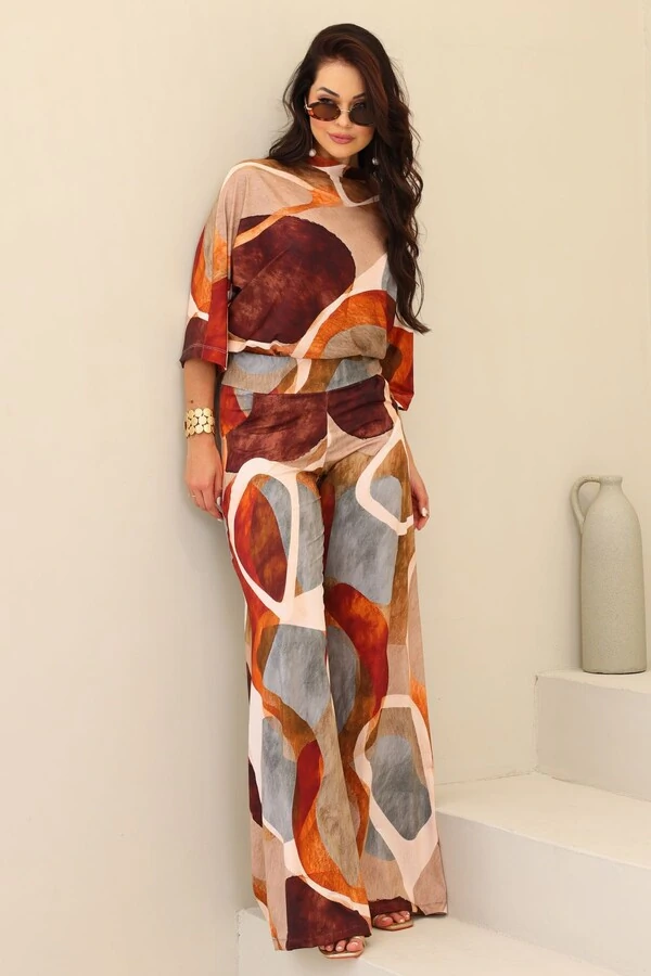 Calça Pantalona Maia em Fluity