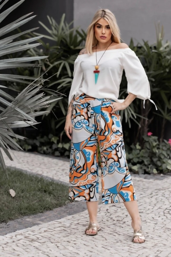 Pantacourt Estampada