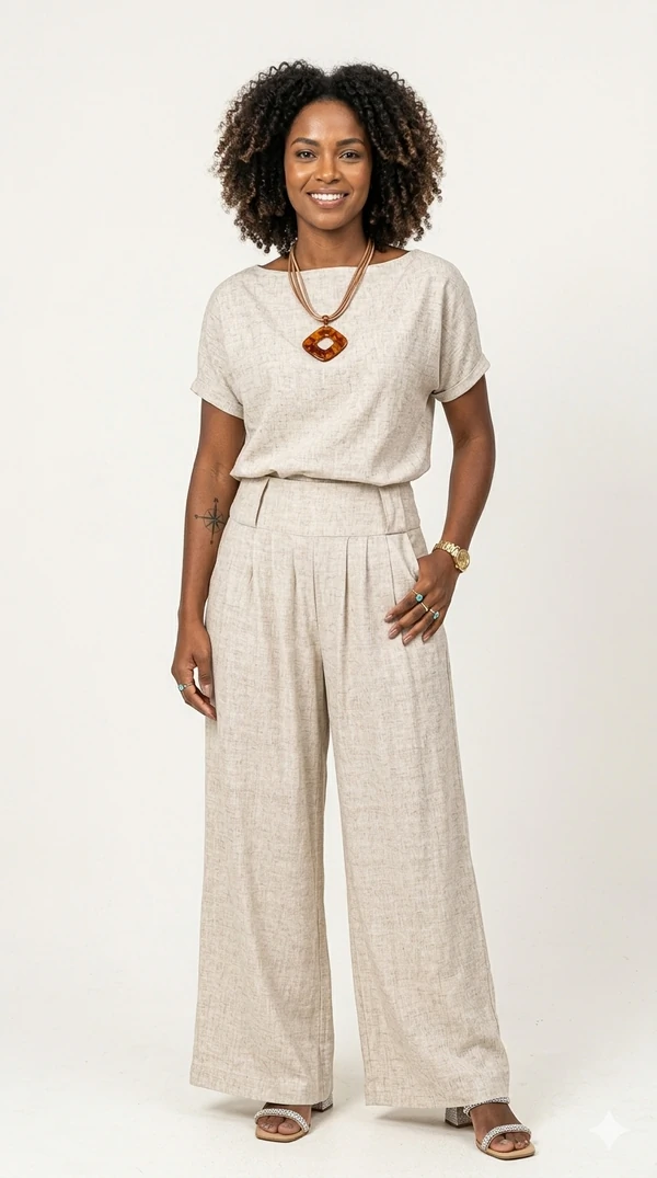 Pantalona + Blusa Canoa