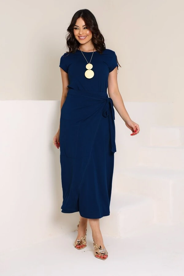 Saia com Sobreposição Alvorada em malha