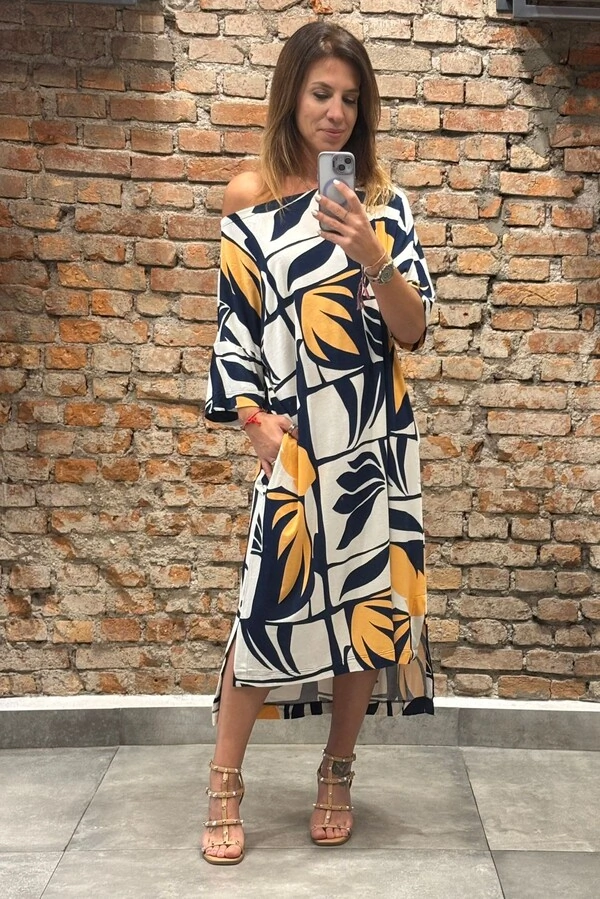 Vestido Glória em malha crepiada