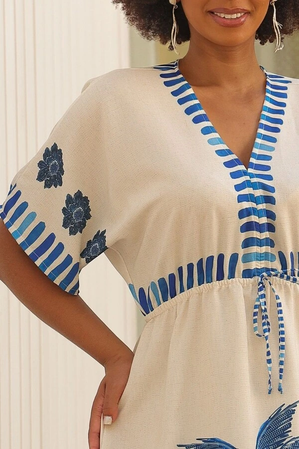 Vestido em Viscose Canoa