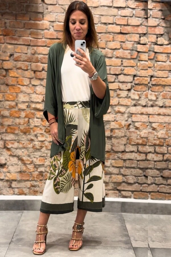 Kimono Esmeralda - Tam. Único