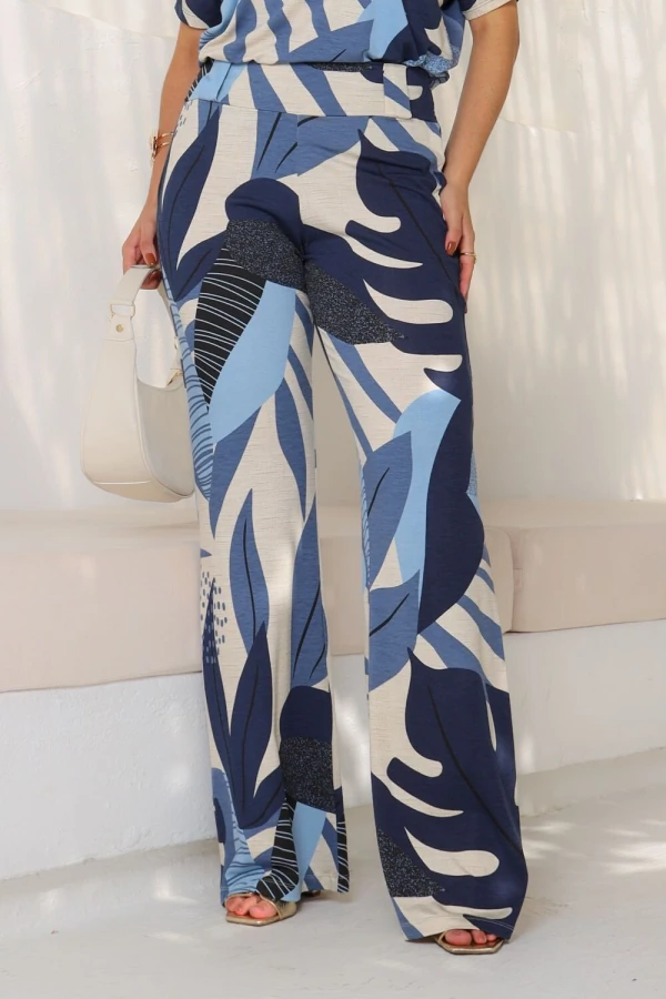 Calça Flare Estampada
