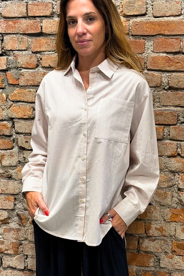 Camisa Oversized em Algodão