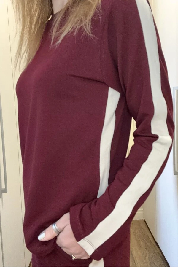 Blusa em Moletinho com faixa lateral June