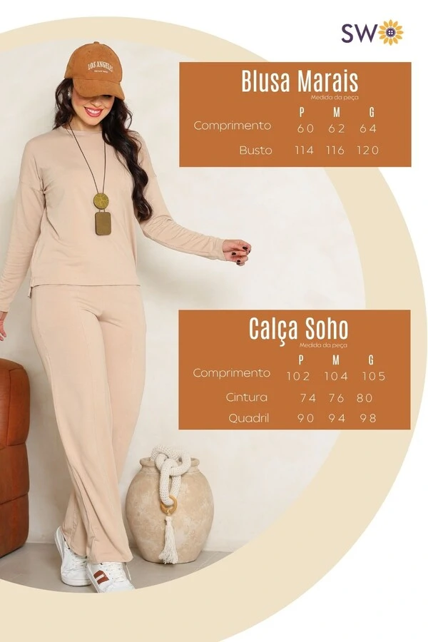 Calça Soho em Moletinho
