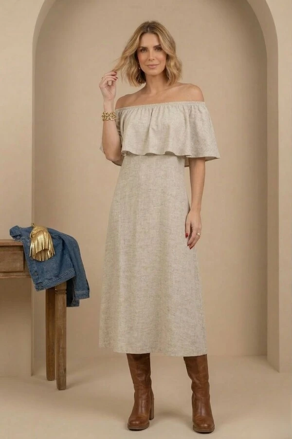 Vestido Ombro a Ombra Nicolly