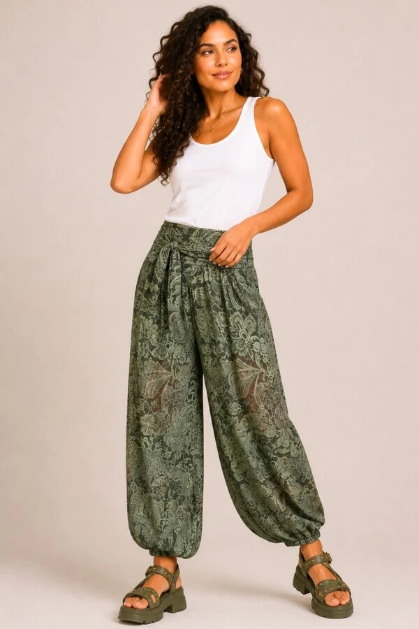 PRÉ VENDA VIP - Calça em Tule Jade (envios a partir de 07/09)