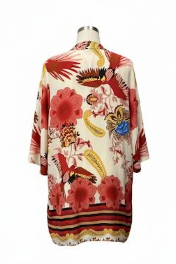 Conjunto Bermuda + Kimono em viscose