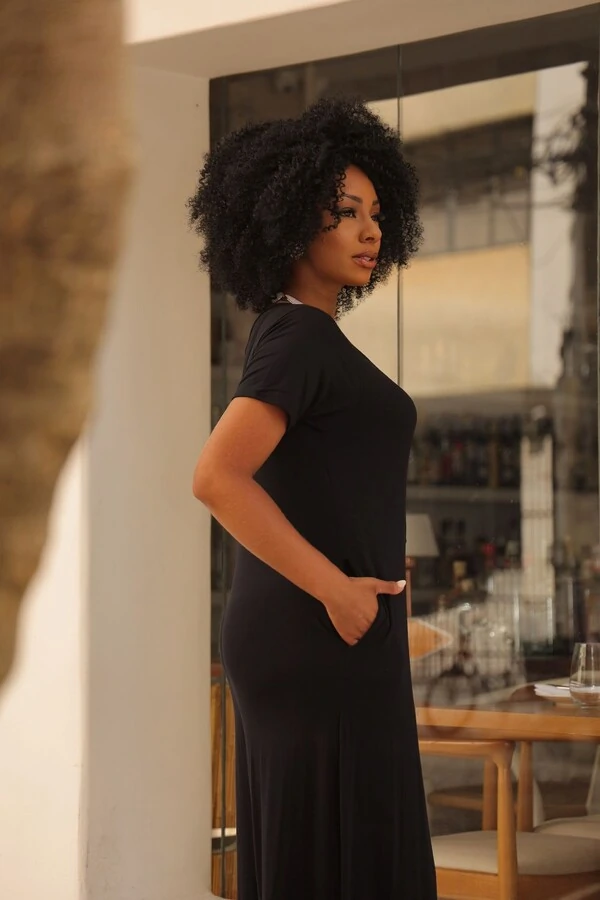 Macacão Pantalona Dulcinéia Manga Curta