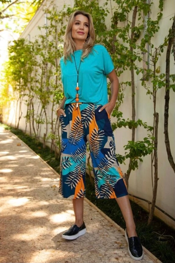 Pantacourt Estampada