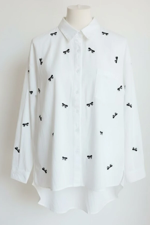 Camisa Oversized em Algodão