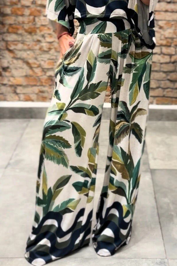 Pantalona Celeste Tecido Fluity