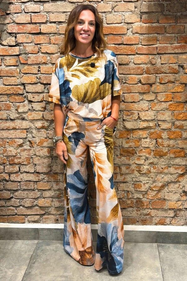 Calça Pantalona Maia em Fluity