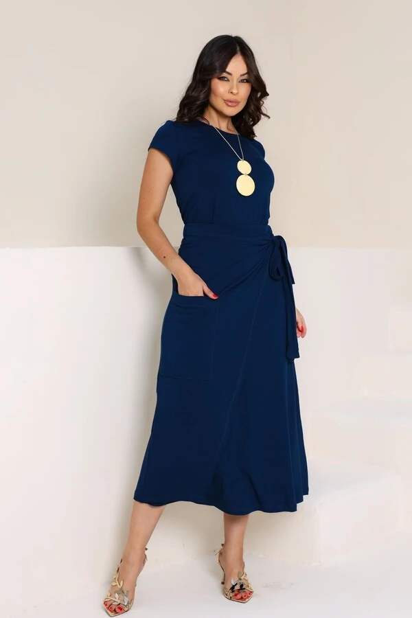 Saia com Sobreposição Alvorada em malha