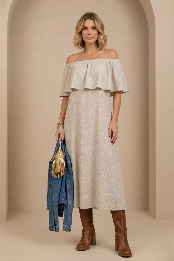 Vestido Ombro a Ombra Nicolly