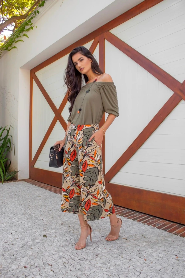 Pantacourt Estampada