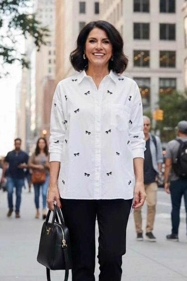 Camisa Oversized em Algodão