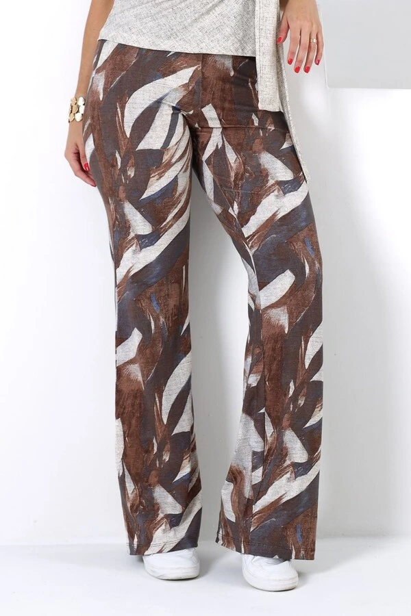 Calça Flare Estampada