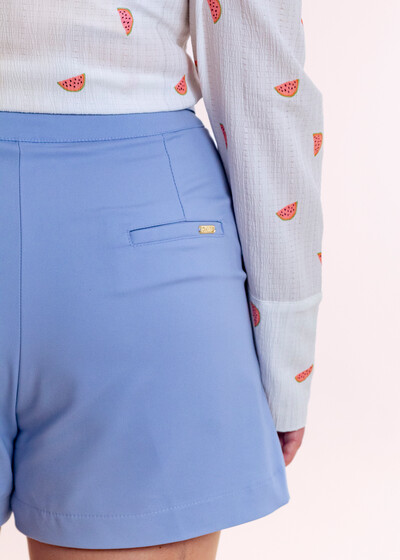 Foto Shorts Alfaiataria Bolso Faca