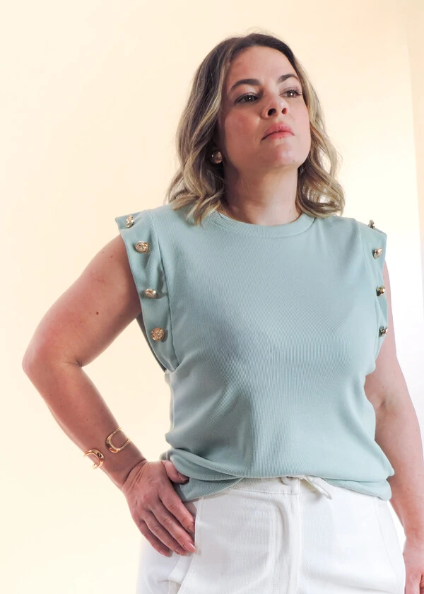 Blusa Regata Bottons