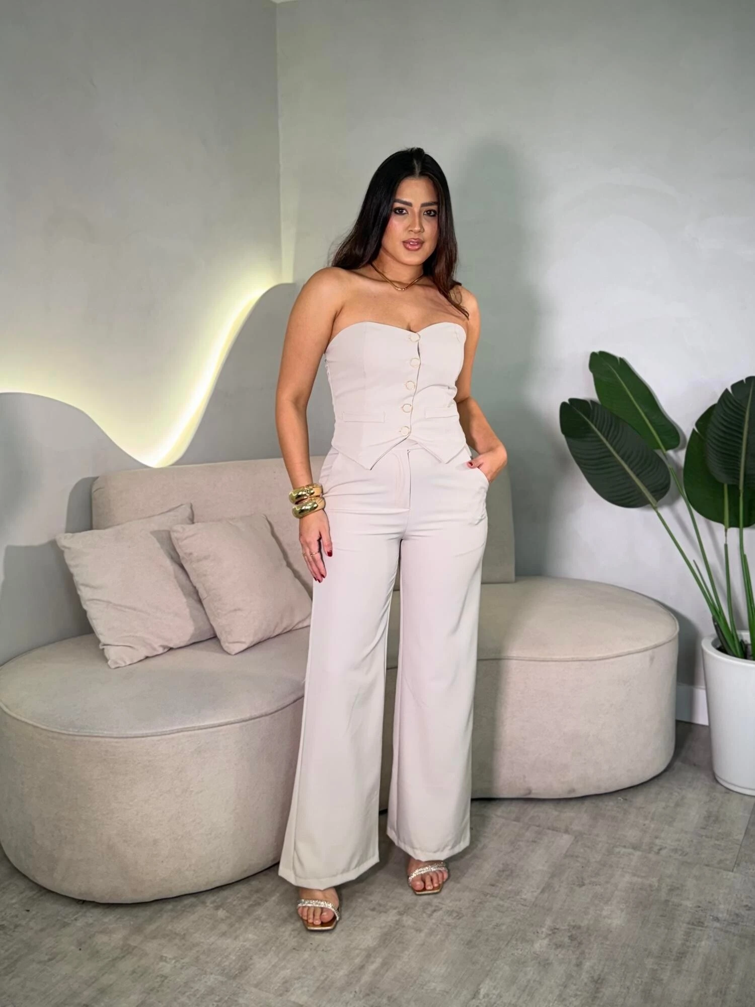 Foto Conjunto Em Alfaiatária Lia